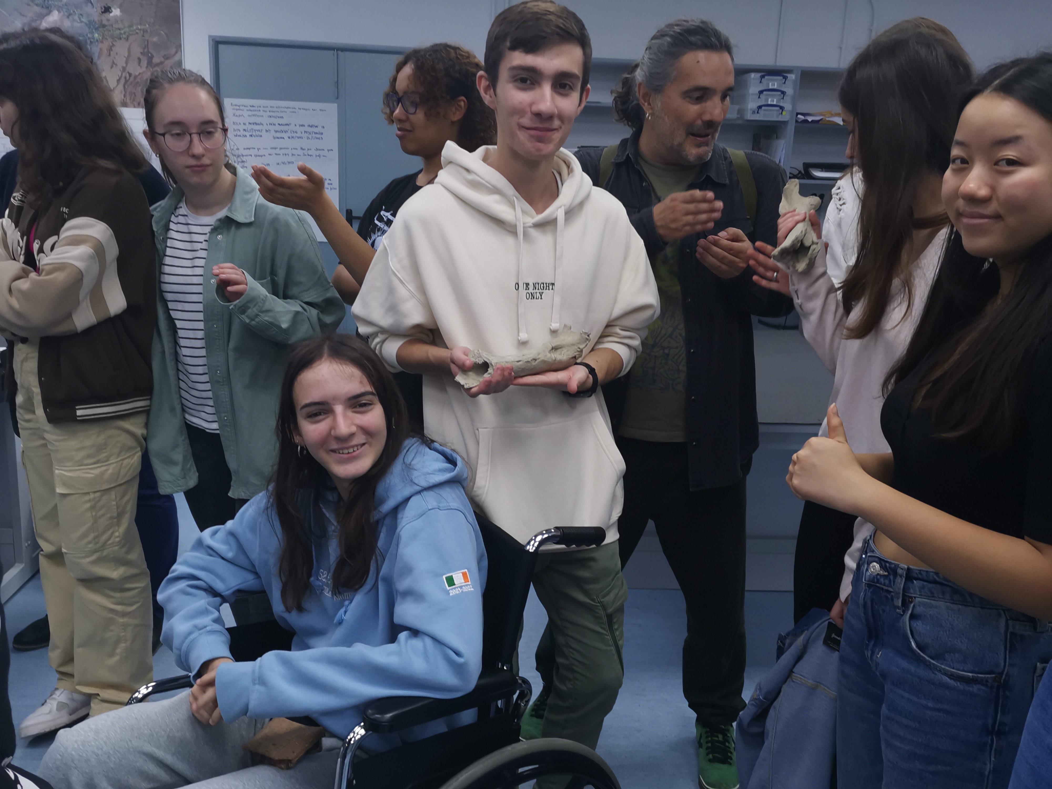 Recibimos en el CCHS a los estudiantes del IES Miguel Catalán