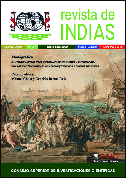 La "Revista de Indias" del Instituto de Historia publica el Vol. 83, nº 287 de 2023