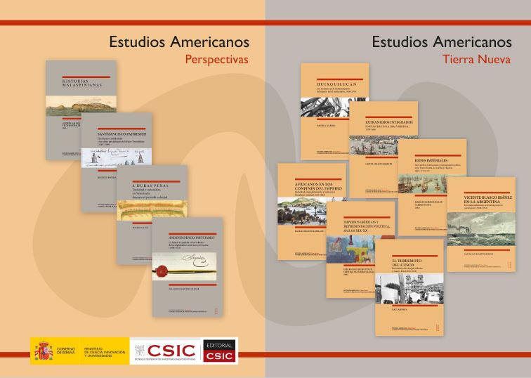 Abierto el plazo de entrega de manuscritos originales para las colecciones: 'Estudios Americanos. Tierra Nueva' y 'Estudios Americanos. Perspectivas'