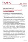 El CSIC analizará cómo envejece la población española (Nota de prensa sobre el proyecto ELES, uno de cuyos responsables es Vicente Rodríguez, IEGD-CCHS)