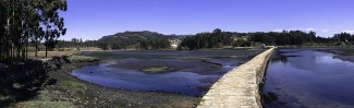 Panorámica de las salinas del s. XVIII de Vilaboa