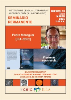 Seminario permanente del ILLA: "Ficciones con ciencia" 