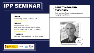 Cartel del seminario IPP con Gert Tinggaard Svendsen