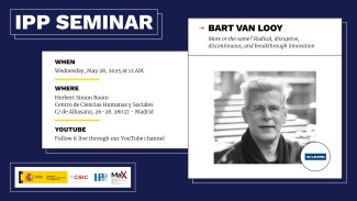 Cartel del seminario IPP con Bart Van Looy