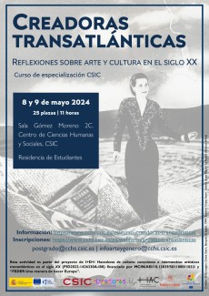 Curso de especialización: "Creadoras transatlánticas. Reflexiones sobre arte y cultura en el siglo XX"