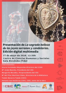 Presentación del libro multimedia "La sagrada belleza de las joyas serranas y candelarias", de Antonio Cea