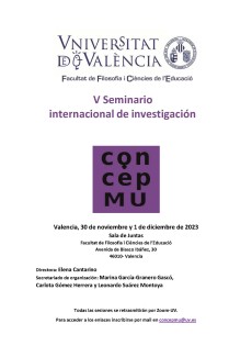 V Seminario internacional de investigación: ConcepMU