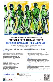 Seminario de Modernidades Sefardíes: "Partners, Outsiders and Others: Sephardi Jews and the Global Left"