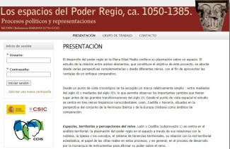 Los espacios del Poder Regio, ca. 1050 - 1385. Procesos políticos y representaciones (LESPOR)