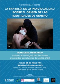 Conferencia y debate: "La fantasía de la individualidad. Sobre el origen de las identidades de género"