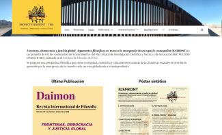 Proyecto Fronteras, democracia y justicia global. Argumentos filosóficos en torno a la emergencia de un espacio cosmopolita (IUSFRONT)