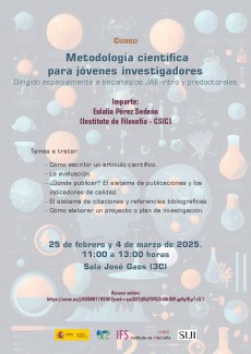 Curso: "Metodología científica para jóvenes investigadores"