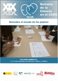 XIX Semana de la Ciencia 2019: Taller "Descubre el mundo de los papiros"