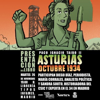 Presentación del libro "Asturias. Octubre 1934", de Paco Ignacio Taibo