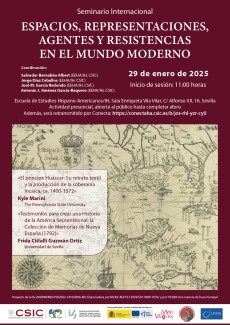 Seminario «Espacios, representaciones, agentes y resistencias en el mundo moderno»