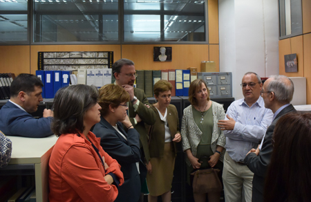 El Diccionario Griego-Español del Instituto de Lenguas y Culturas del Mediterráneo y Oriente Próximo recibe la visita de la Vicepresidenta de Ciencia y Tecnología del CSIC